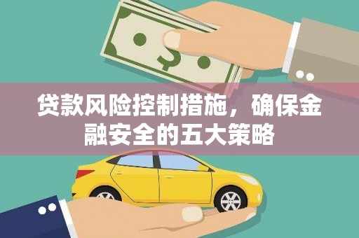 太康贷款风险控制措施，确保金融安全的五大策略