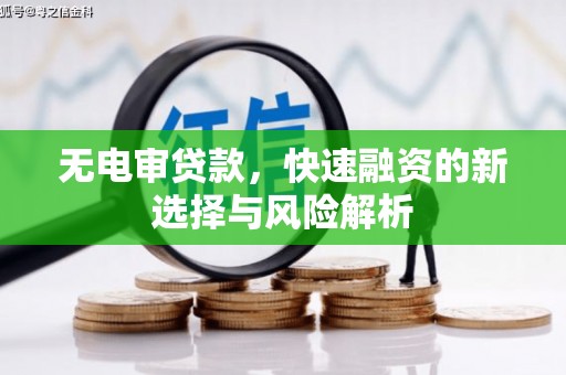 太康无电审贷款，快速融资的新选择与风险解析