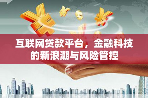 太康互联网贷款平台，金融科技的新浪潮与风险管控