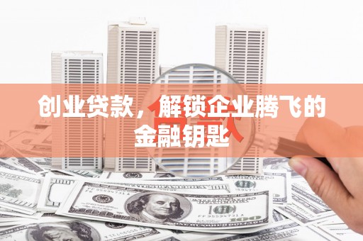 太康创业贷款，解锁企业腾飞的金融钥匙